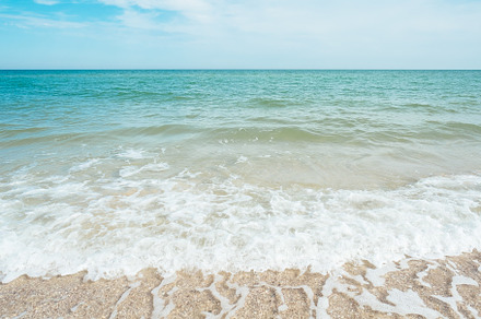 Blue turquoise sea waves, a Nature Photo by Frostroomhead