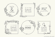 Big Set of Vector Floral Elements, a Decorative Illustration by FourLeafLover (Thumbnail 4 of 18)