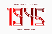 Garuda Extend – Sport Display Font, a Sans Serif Font by figuree studio (Thumbnail 6 of 9)