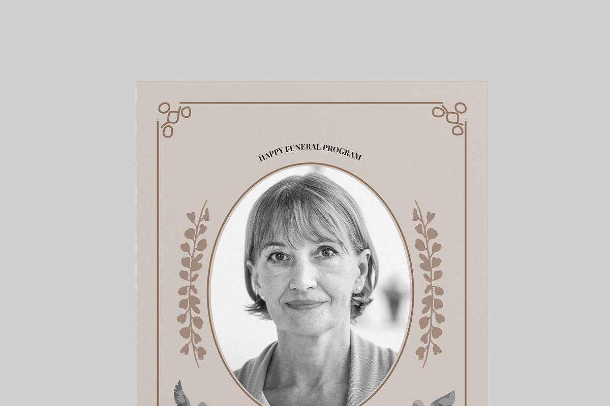 Funeral Programs Template, a Stationery Template by MightyDesign (Photo 4 of 8)