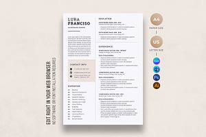Resume Template, a Resume Template by DesignDevisers