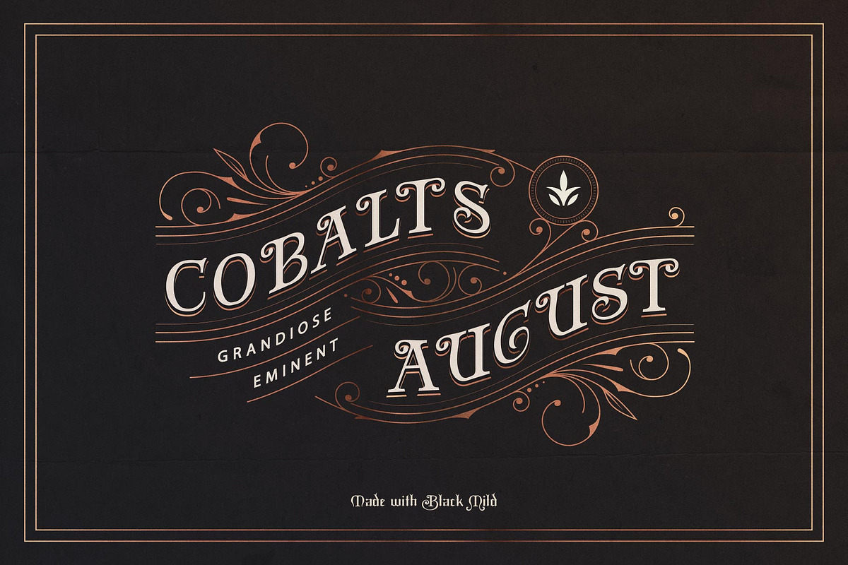 Black Mild Typeface, a Blackletter Font by alit design (Photo 5 of 15)