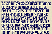 Exquisite Precision - Technical Font, a Sans Serif Font by 177Studio (Thumbnail 7 of 8)