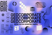 GEOCORPORATE Retro Vector Elements, an Object Graphic by angelainthefields (Thumbnail 1 of 8)