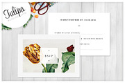 Tulipa - Botanical Wedding Suite, an Invitation Template by Europe.graphics (Thumbnail 5 of 6)