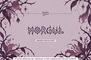 Morgul Organic Gothic Display Font, a Sans Serif Font by Graphic Spirit (Thumbnail 1 of 8)