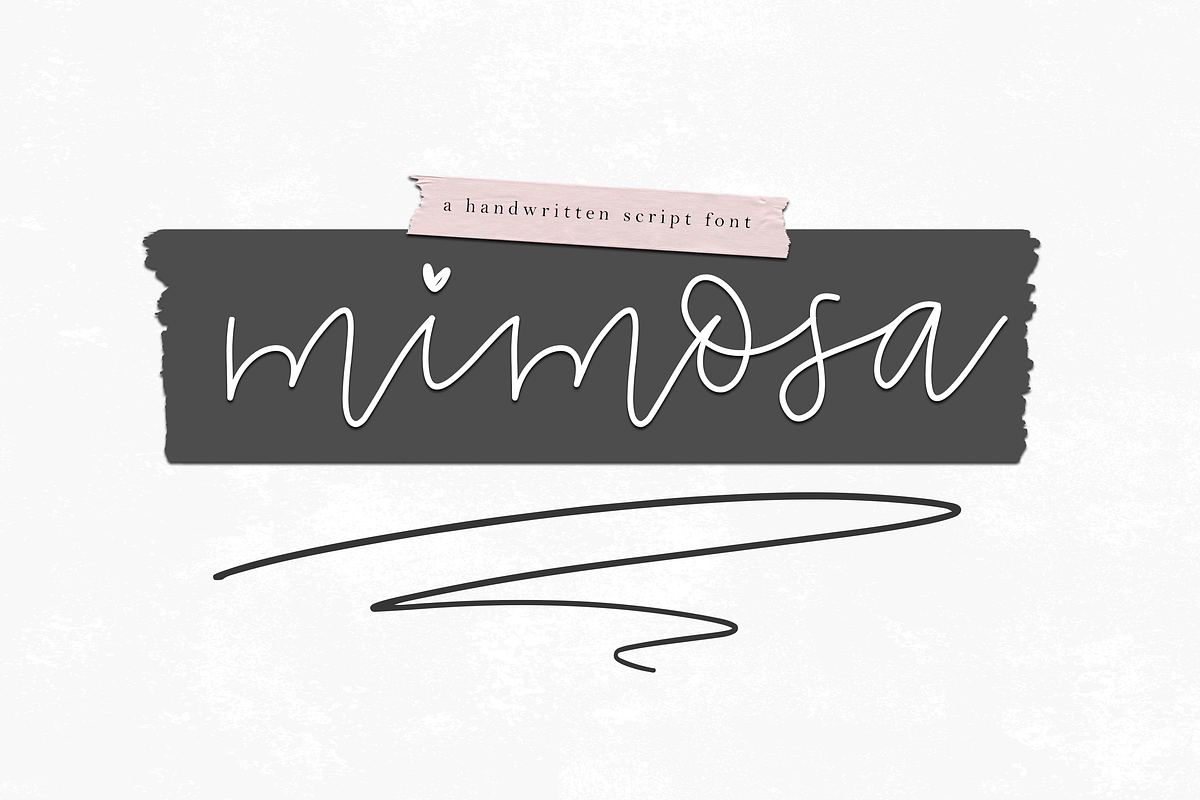 Mimosa - A Cute Handwritten Script