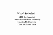 Color Palettes Procreate Illustrator, a Palette Add-On by Atelier Fem (Thumbnail 2 of 4)