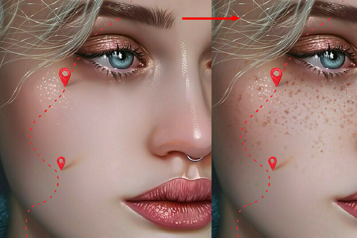 Freckles Brush Pack, a Brushes & More by vurdembrushes (Photo 2 of 4)