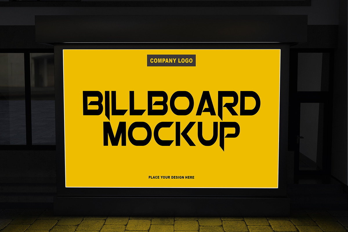 Billboard Mockup, an Advertising Mockup by mockupbuys (Photo 1 of 2)
