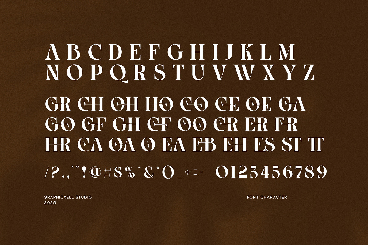 Groch Elegant Serif Font, a Serif Font by Graphicxell (Photo 7 of 7)