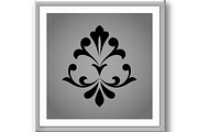Damask graphic ornament. Floral, an Illustration by RODINA (Thumbnail 2 of 3)
