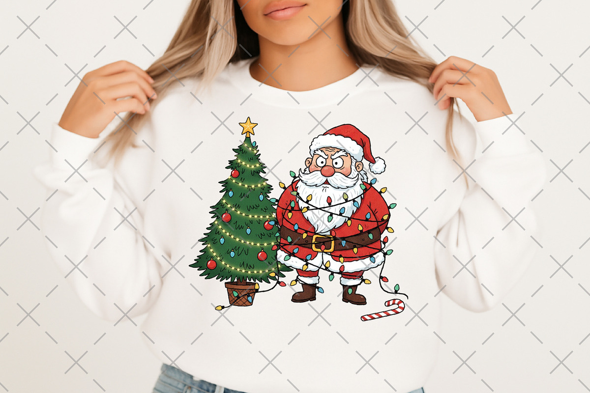 Quirky Christmas Santa PNG, an Illustration by Craft Nest (Photo 4 of 6)