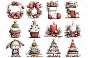 Whimsical Cute Christmas Wonderland, an Illustration by DreamPrint404 (Thumbnail 6 of 6)