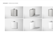 S.Steel & Powder Coated Flask Mockup, a Cups & Container Mockup by creatsy5 (Thumbnail 2 of 9)