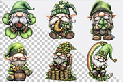 Whimsical St Patrick Gnome Clipart B, an Illustration by SVGArt (Thumbnail 6 of 9)