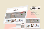 Marlin - Feminine WordPress Theme, a WordPress Template by VolThemes (Thumbnail 1 of 4)