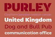 Monty Stencil, a Sans Serif Font by Jan-Christian Bruun (Thumbnail 8 of 14)