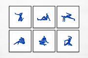 Women's Figure Poses In A Trendy Set, an Object Illustration by Illustrava (Thumbnail 4 of 9)