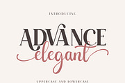 Advance Elegant, a Handwritten Font by Mini_World (Thumbnail 1 of 6)