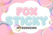 Fox Sticky Font, a Handwritten Font by Fox7 By Rattana (Thumbnail 1 of 10)