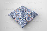 Portuguese Azulejo Pattern Tile V2, a Pattern Graphic by Negarin Digital Art (Thumbnail 6 of 8)