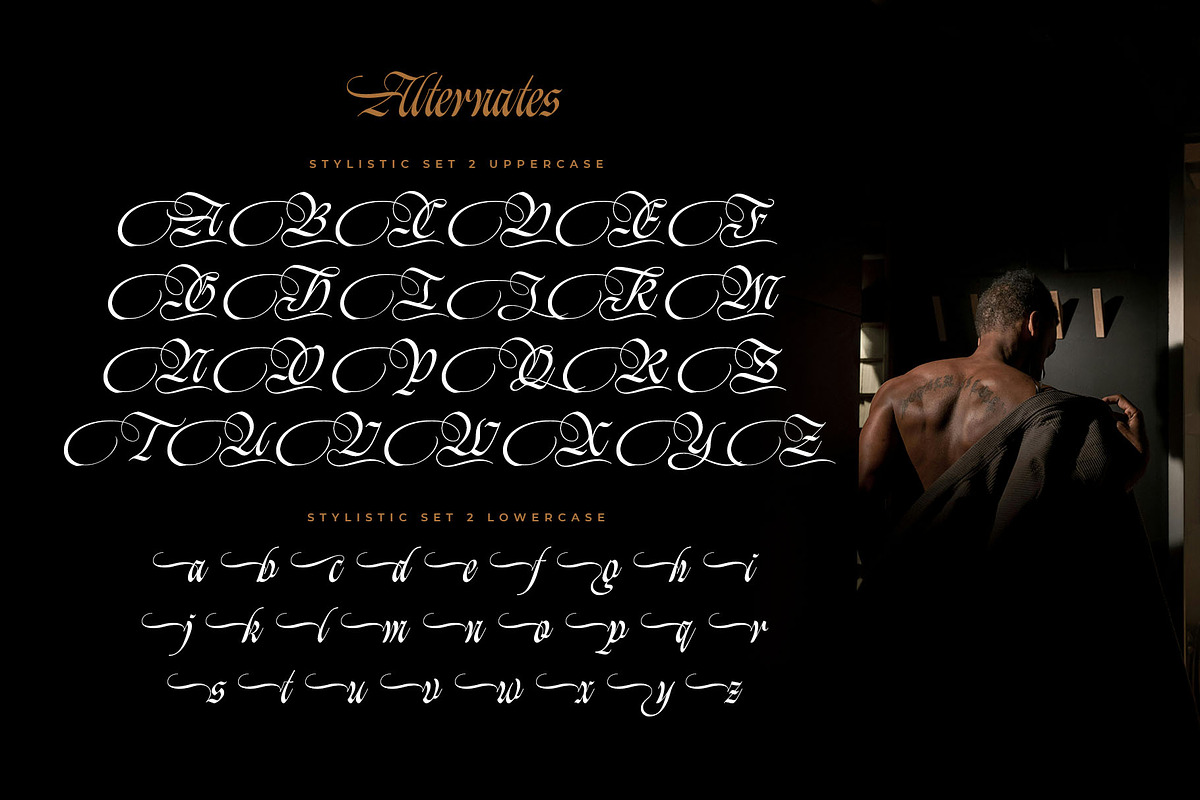 Grand Milky Typeface, a Blackletter Font by alit design (Photo 8 of 20)