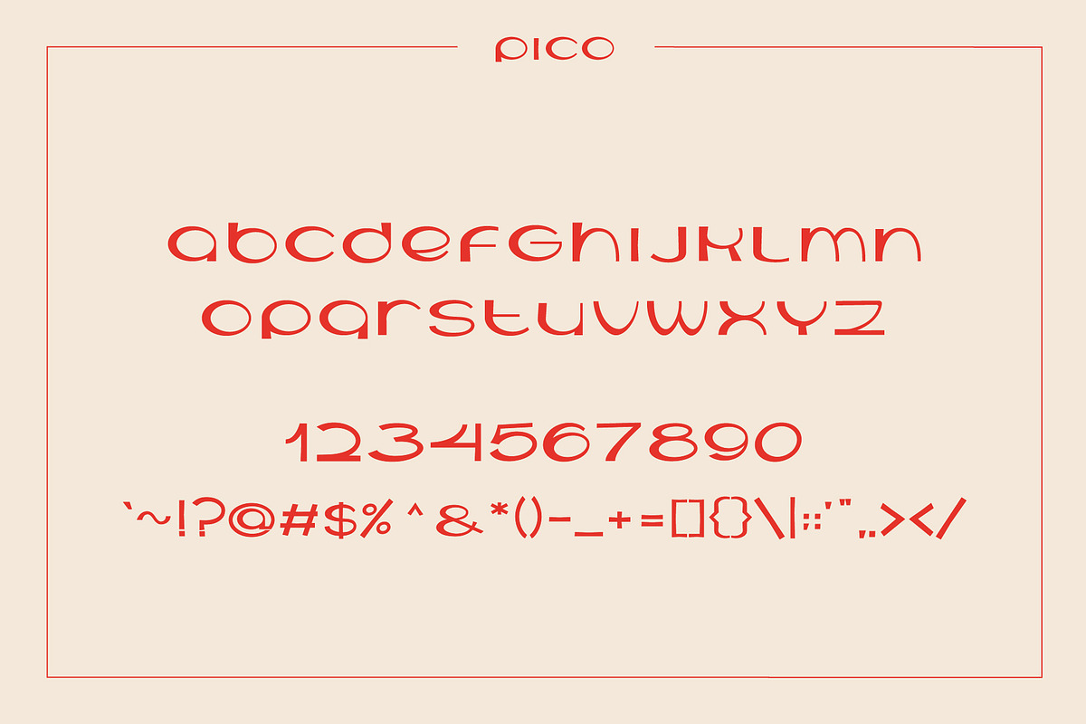 Pico Round Display Font, a Serif Font by Fontura Design (Photo 2 of 9)