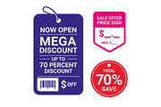 Promotional Discount Voucher Tags, an Object Graphic by zahidhossainalif (Thumbnail 2 of 3)