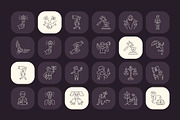 Animated Freedom Icon Art Set, an Outline Icon by Prosymbols (Thumbnail 3 of 4)