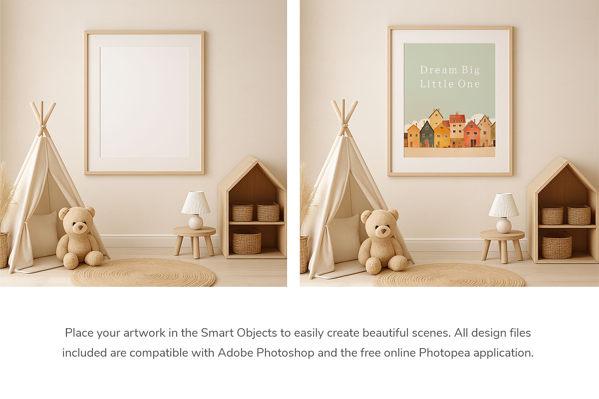 Frame Mockup Scene Collection, a Household Mockup by Ruben Stom (Photo 8 of 10)