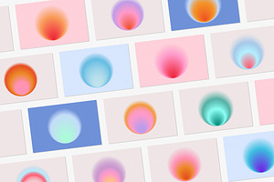 Round Aura Gradient Set Vol.2