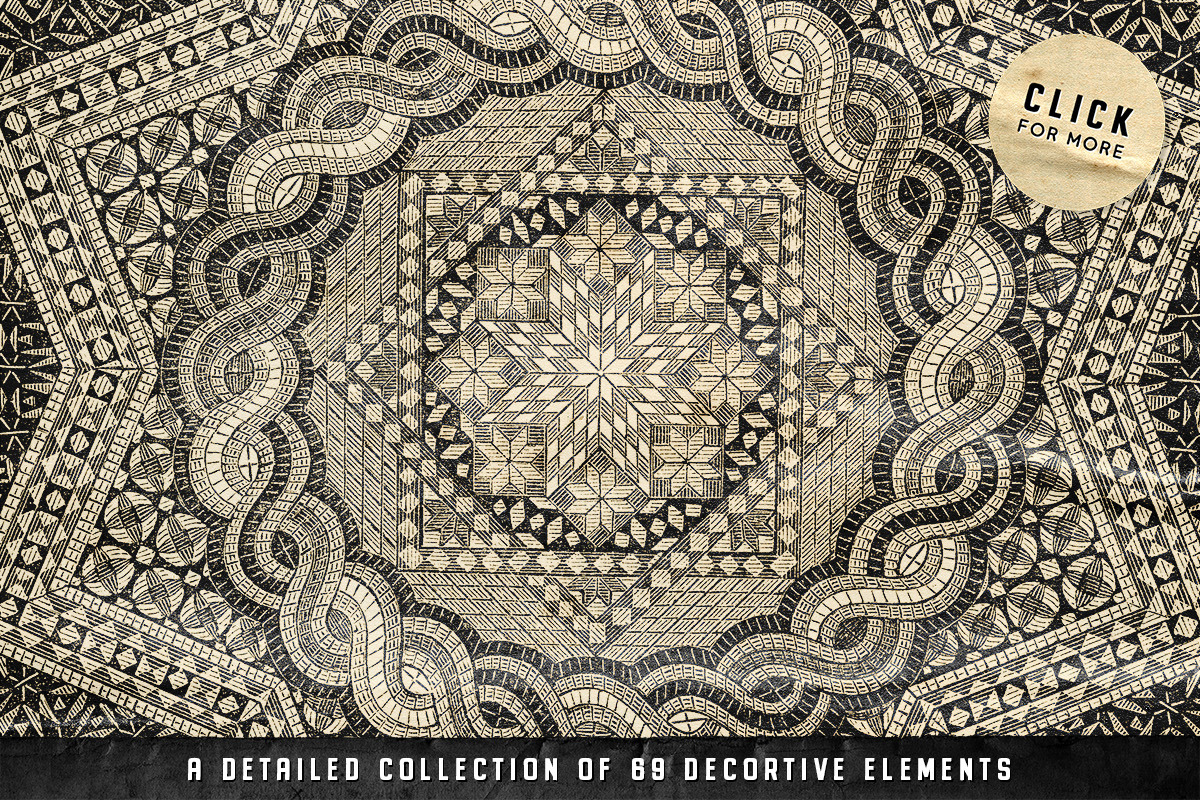 The Vintage Graphics Design Pack, a Decorative Illustration by Century Library (Photo 5 of 14)