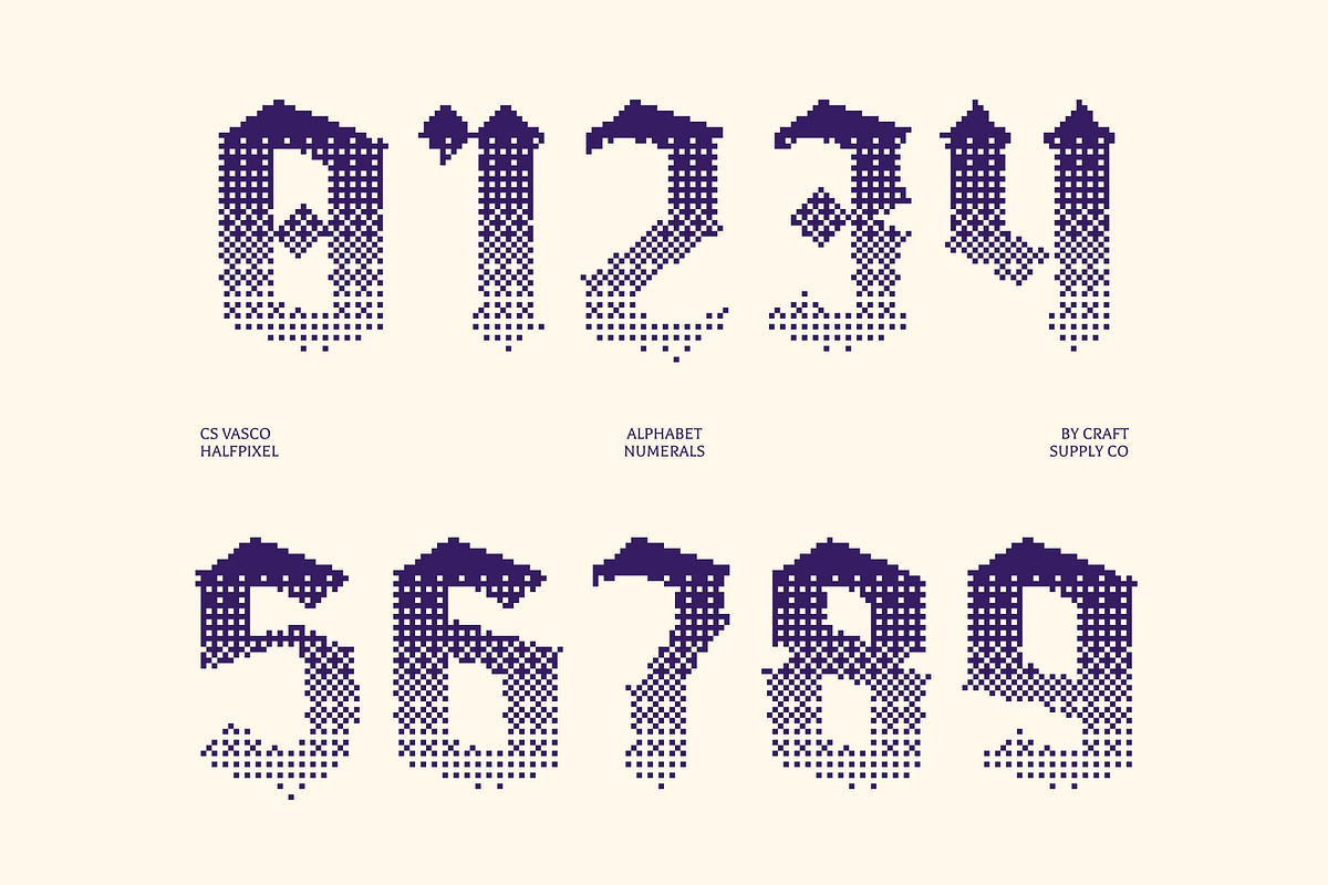 CS Vasco Halfpixel, a Blackletter Font by Craft Supply Co. (Photo 4 of 8)