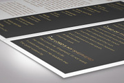 Gold Luxury Trifold Funeral Program, a Brochure Template by Godserv Designs (Thumbnail 9 of 11)