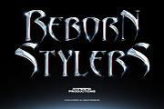 Chrome Text Styles Bundle - 50% OFF, a Layer Style Add-On by Hyperpix Productions (Thumbnail 17 of 47)