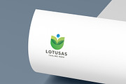 Lotus Flower Logo Template, a Branding & Logo Template by Design_Planet (Thumbnail 1 of 3)