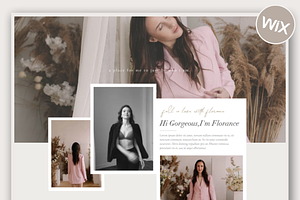 Wix Website Template | Florence