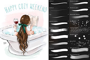 18 Procreate Brushes for Portraits, a Brush Add-On by Kseniya Kaftaylova (Thumbnail 5 of 7)