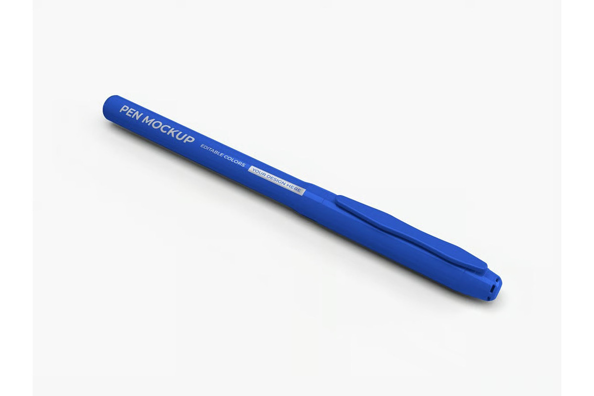 Pen Stationery Mockup Template Set, an Advertising Mockup by DesignRushMarket (Photo 11 of 11)
