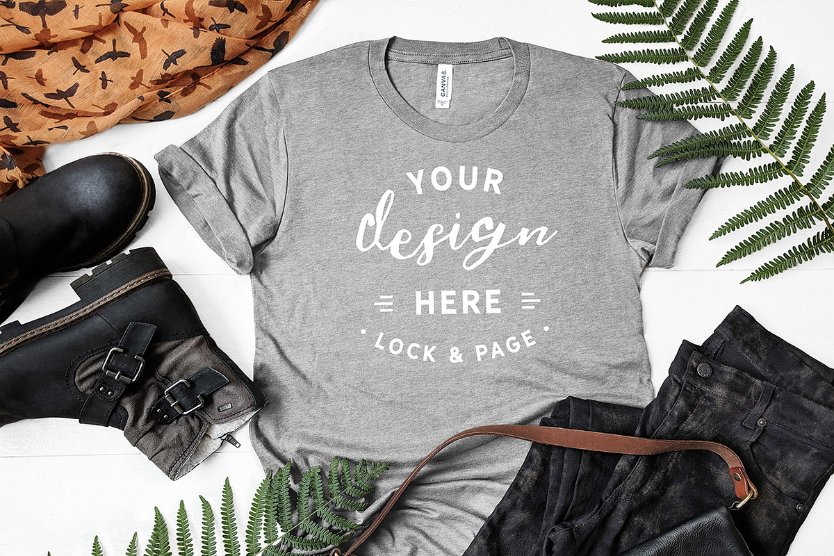 T-Shirt Mockup Bundle Bella Canvas, a Shirt Mockup by lock and page (Photo 26 of 71)