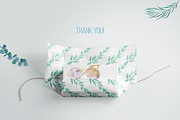 Delicate blue watercolor set., a Decorative Illustration by rubinat (Thumbnail 6 of 6)
