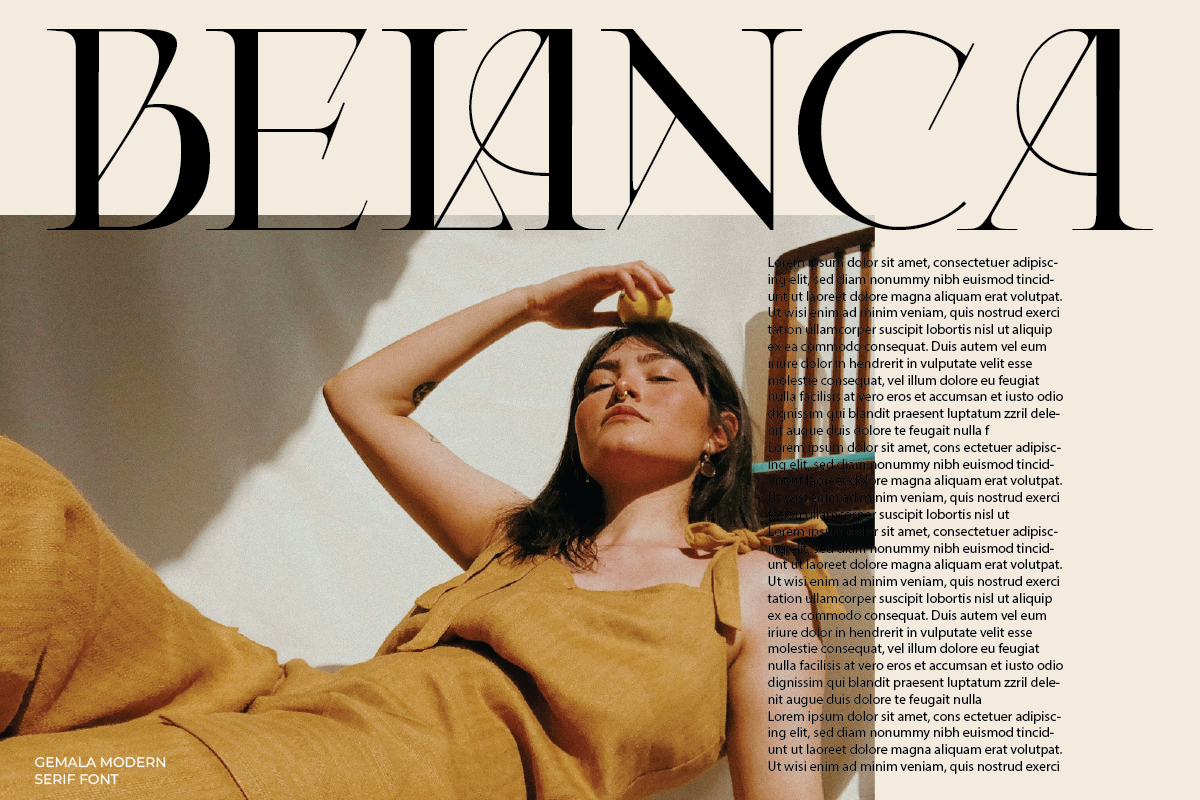 Gemala, a Serif Font by Muksal Creative (Photo 7 of 10)