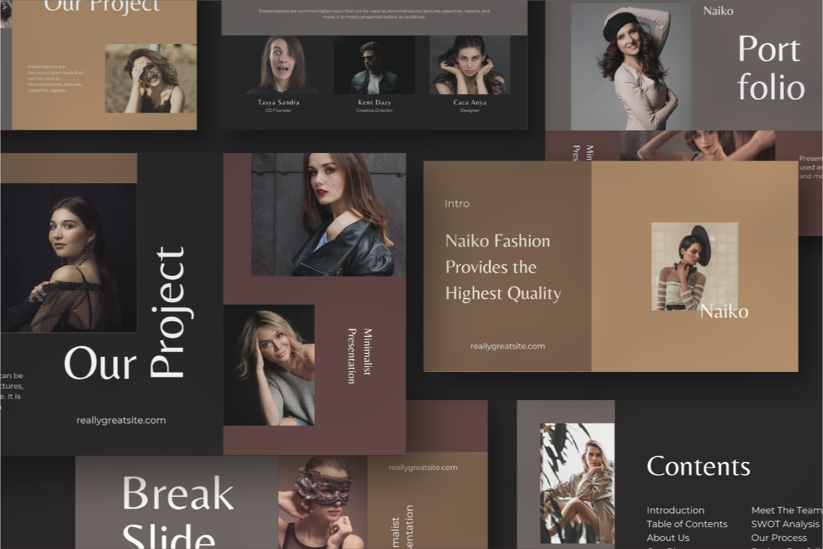 Naiko Brand - Canva Presentation, a Presentation Template by Inkofert (Photo 2 of 9)