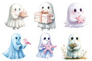 Birthday Watercolor Cliparts, an Illustration by Designworld (Thumbnail 6 of 6)