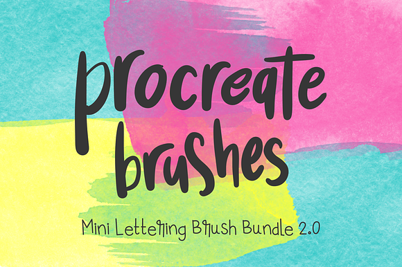 Procreate Lettering 4-Brush Bundle 2 preview 7