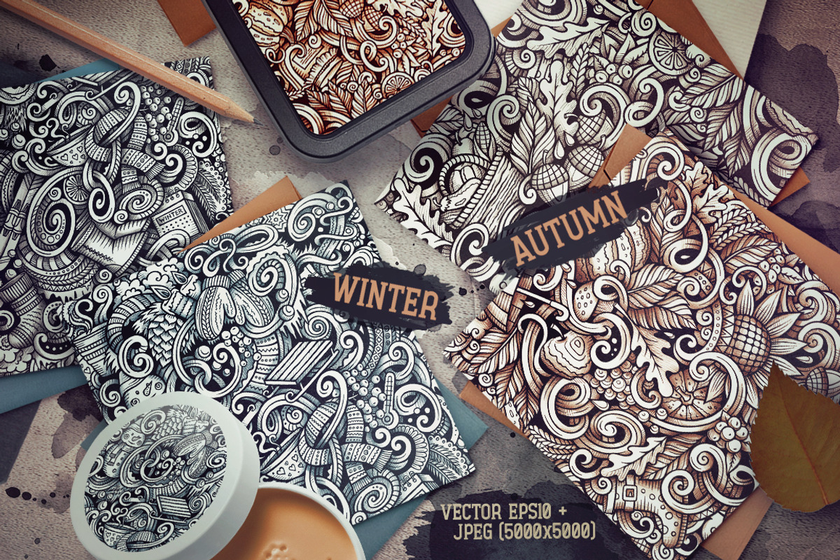 -75% Big Graphics Patterns Bundle #1, a Pattern Graphic by BALABOLKA (Photo 4 of 12)