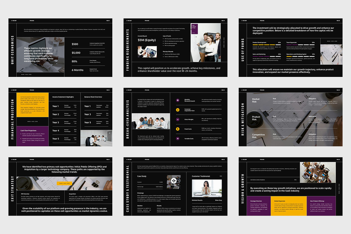 Ivos : SaaS Startup Google Slides, a Presentation Template by Punkl Camp (Photo 10 of 11)