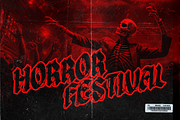 Zombie Demon Metal Horror Display, a Blackletter Font by dansdesign (Thumbnail 5 of 8)