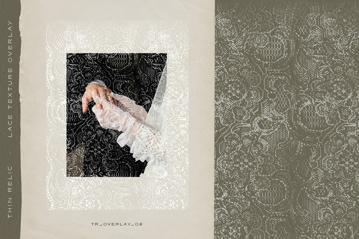 Thin Relic - Lace Texture Overlays, a Texture Graphic by alonahaidash (Photo 5 of 19)